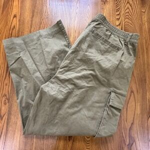 NWT Old Navy Olive Pull On Cargo Pants Women's Size XXL